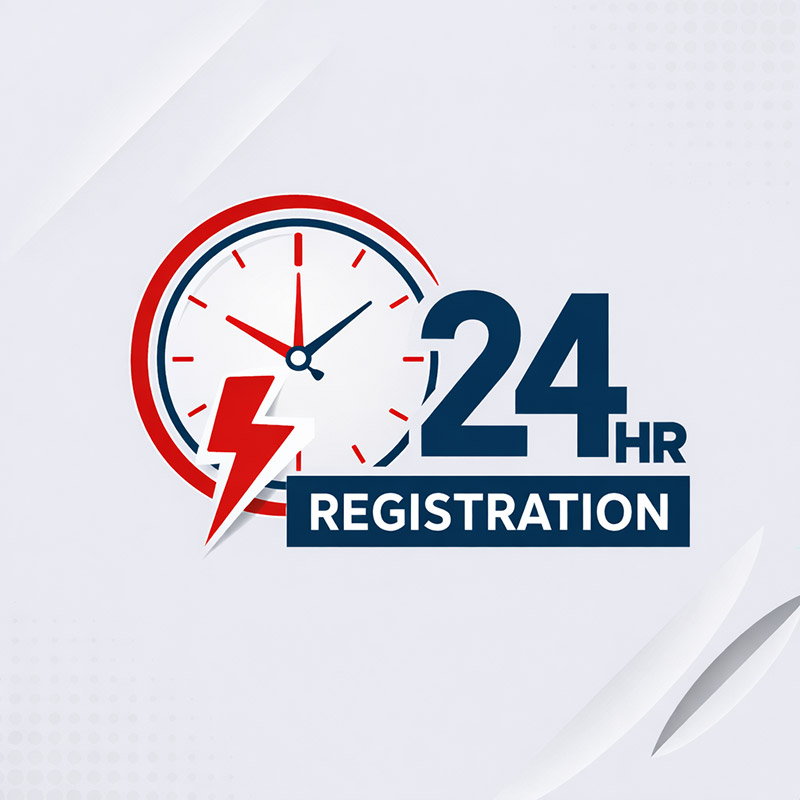 24 Hours Registration