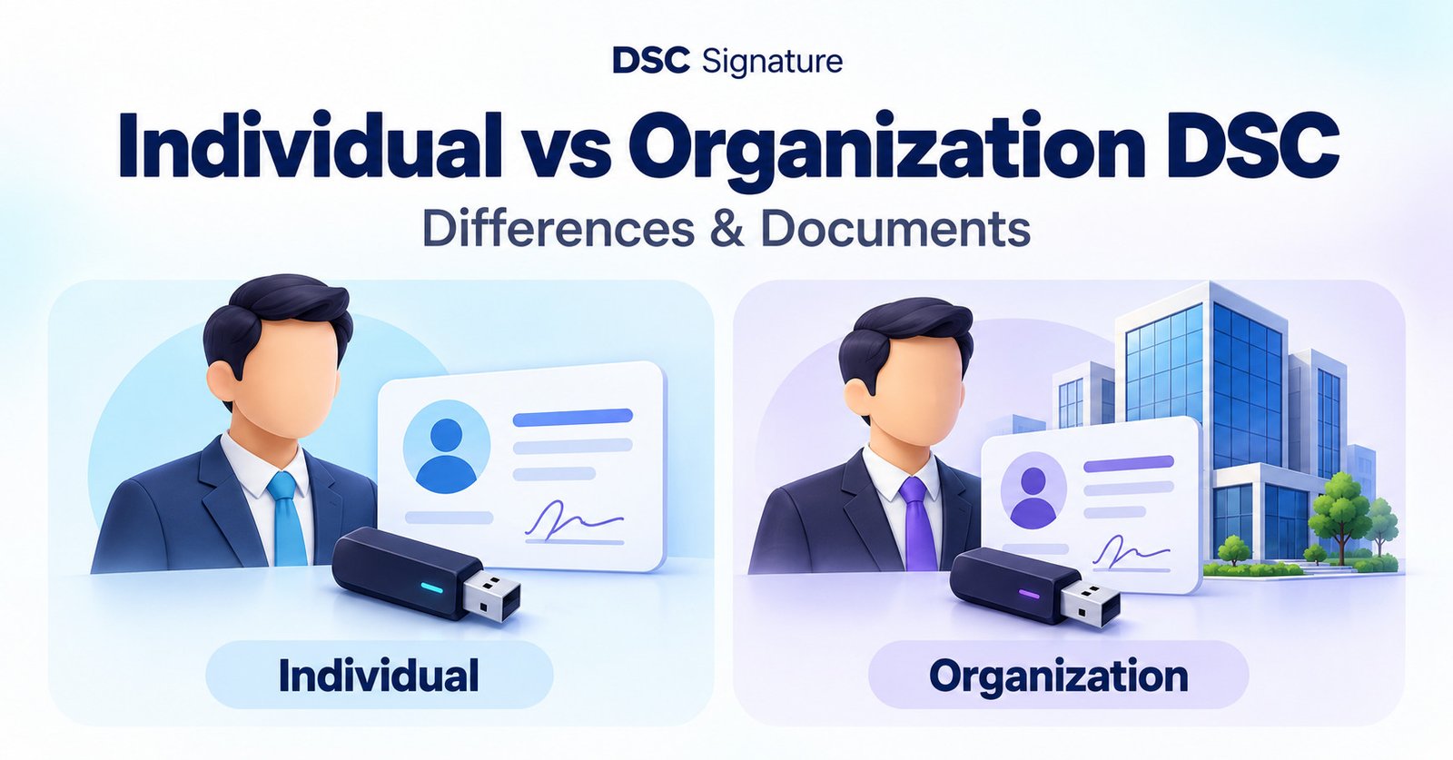 Individual Vs Organization DSC: Differences & Documents